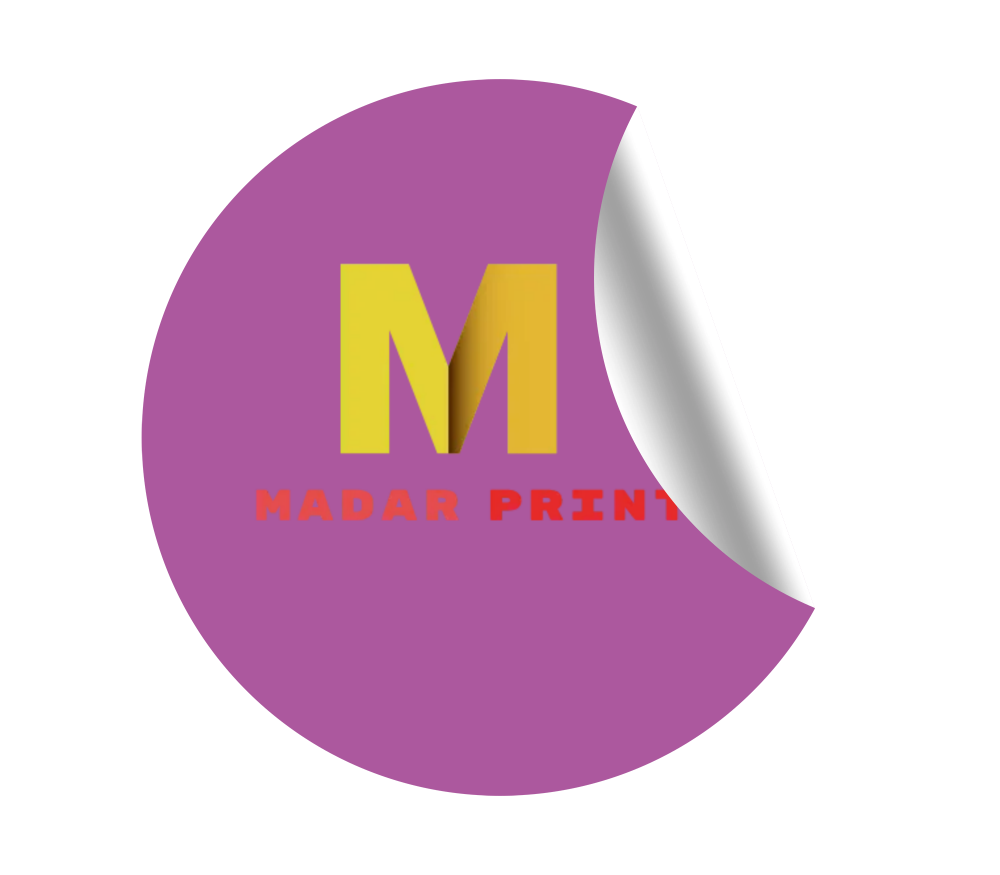 طباعة الملصقات، ملصقات دائرية، ملصقات مربعة، ملصقات شفافة