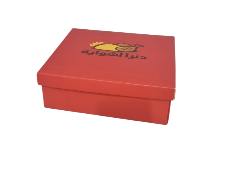 كرتون وجبة دجاج ورز، نصف دجاج مع رز