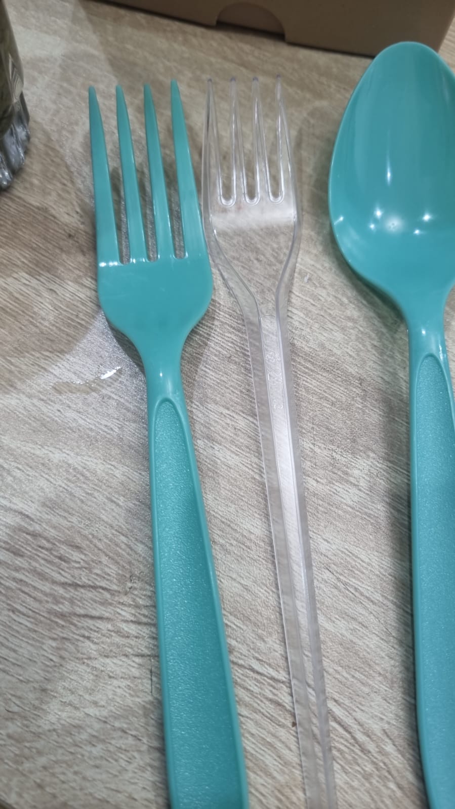 مطبوع حسب الطلب Cutlery Set تغليف Spoon + Fork + Knife + Napkin (Brوed تغليف)