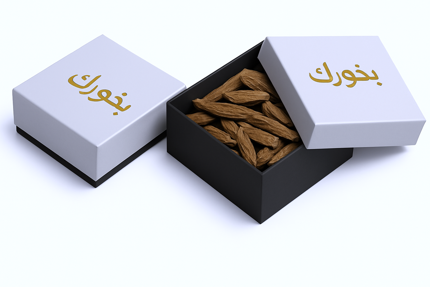 علب بخور عود عطور فاخرة هارد كفر مع الطباعة