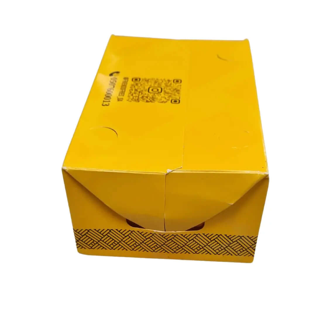 مواصفات البوكس:
الأبعاد الطول 21 سم العرض 12 سم الارتفاع 7.5 سم
طباعة بتصميم العميل
الطباعة:
تتم الطباعة حسب طلب العميل، طباعة خارجية بألوان وتصميم العميل، أو طباعة خارجية وداخلية مما يجعل البوكس أجمل
السولوفان:
السولوفان هو طبقة نايلون عازلة تفيد في 1- يمنح المتانة للعلبة
2- يعزل الزيوت والسوائل عن الورق
3- يمنع الطباعة من الاختلاط بالمواد الغذائية
لكم حرية الاختيار بإضافة سولوفان خارجي فقط أم داخلي فقط أم على الجانبين داخلي وخارجي
البوكس في الصور ذو طباعة من الخارج مع سولوفان من الداخل
ملاحظة:
لا يمك