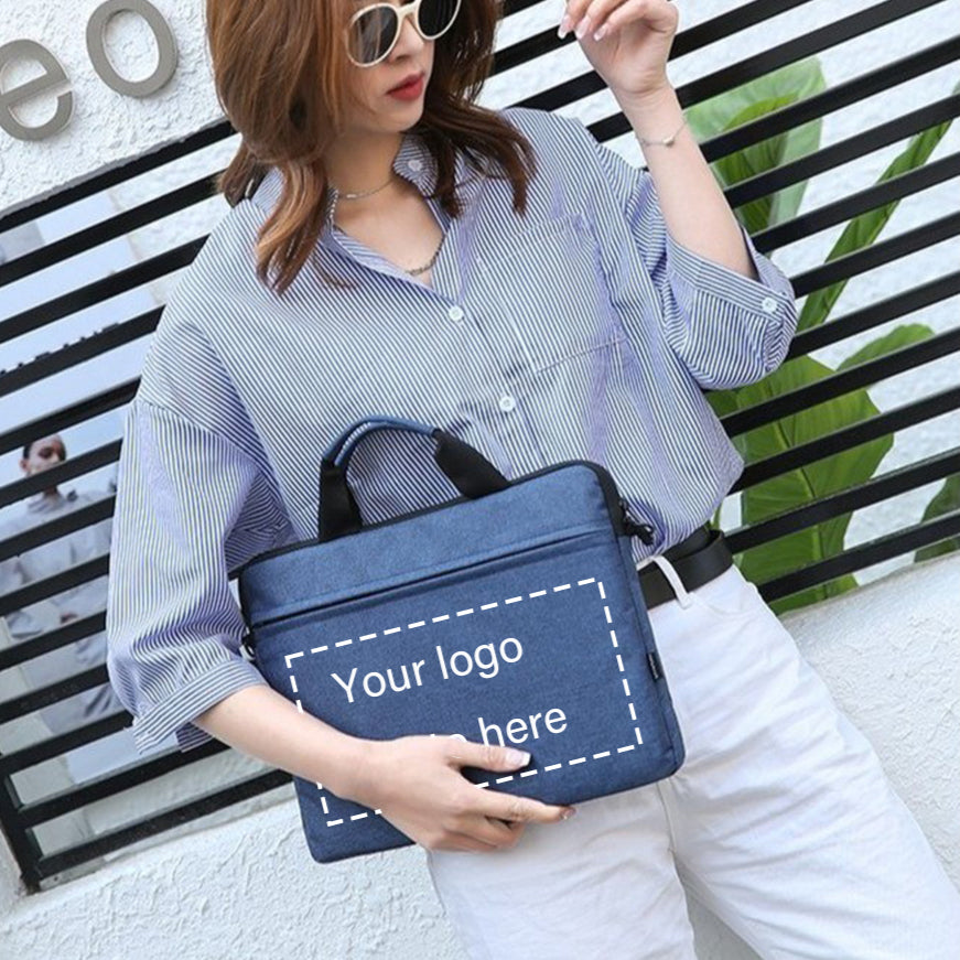 Custom Name/Text Laptop Briefcase | Adjustable Comfortable Shoulder Strap, | Made-to-Order Tech – image 4