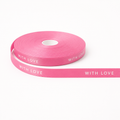 Product photo: Personalized Peony Pink Narrow Satin Ribbon - 19 m