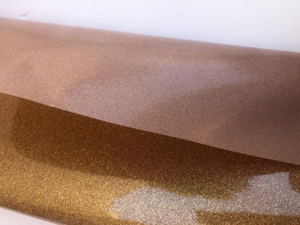 heat-transfer vinyl, bronze glitter fabrics — product image 3