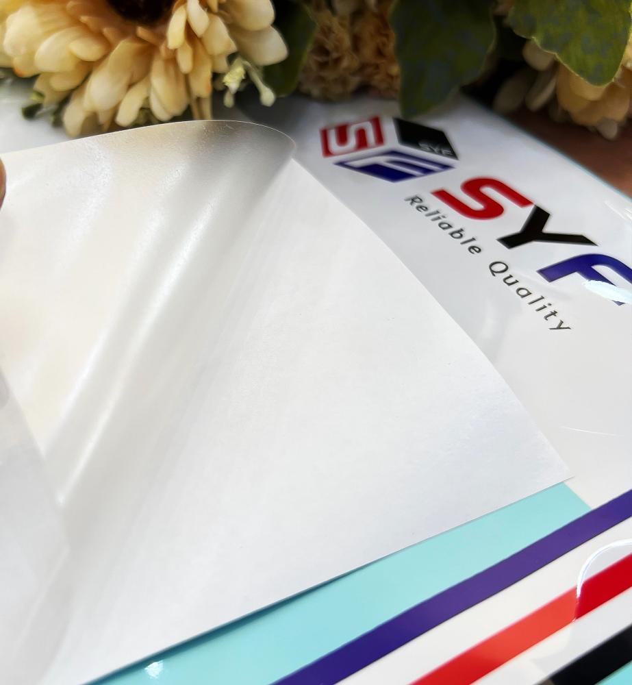 Transparent sticker paper, 25 sheets, SYF A4 size — product image 2