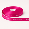 Product photo: Personalized Fuchsia Double Satin Ribbon