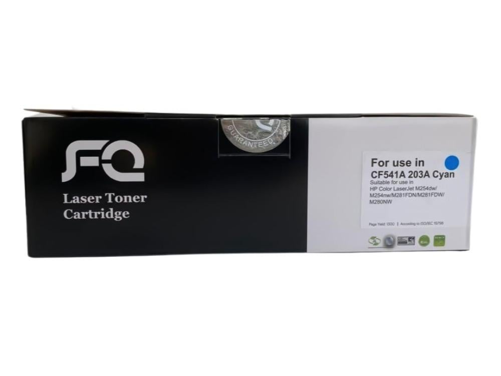 Compatible laser printer toner FQ 203A, ultra-high resolution blue — product image 1