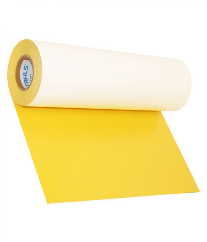 heat-transfer vinyl yellow velvet fabric — product image 4