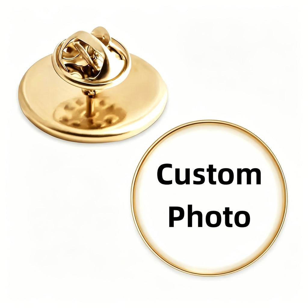 Custom Glass Dome Badge, No Minimum, Design, Clear Glass Cabochon, Sturdy | Business-Ready Corporate – image 4