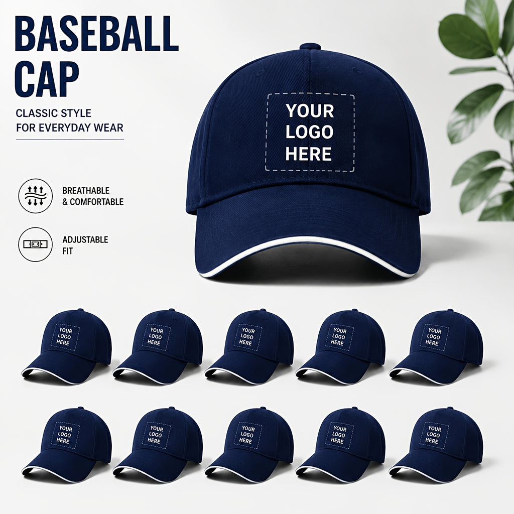 Signature s Blank Baseball Caps for Custom Logo, Adjustable Dad Hats, Unisex Plain – Event – image 1