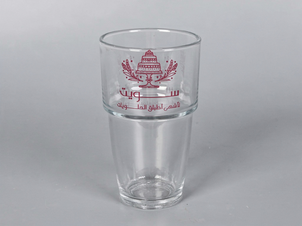 1-Color 360ml Glass Cup for Hot and Cold Drinks