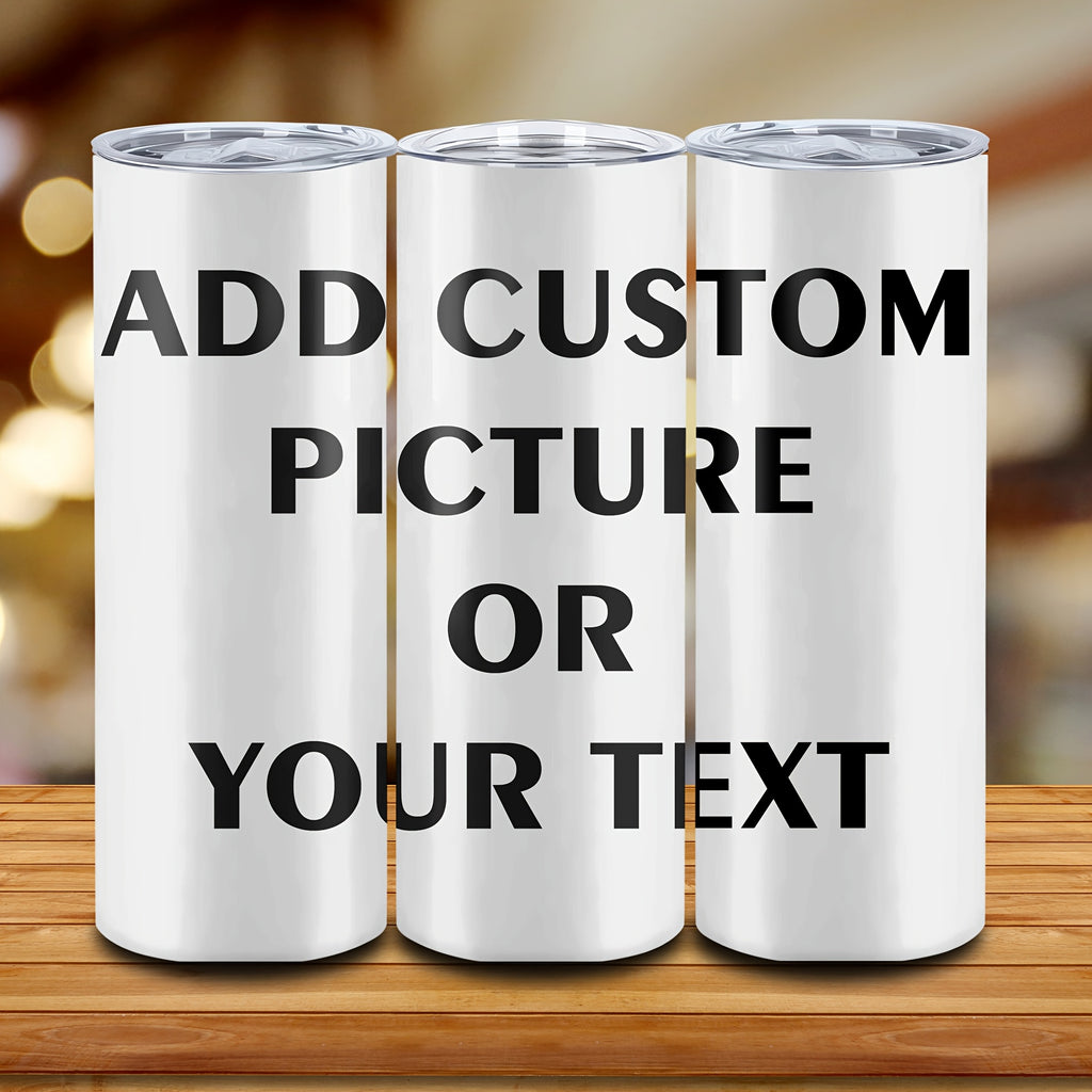 Bespoke Tumbler & Bottle – MISVAN 20oz Stainless Steel Water Bottle with Custom Photo & Text – – image 2