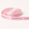 Product photo: Personalized Light Pink Wide Satin Ribbon - 40 m