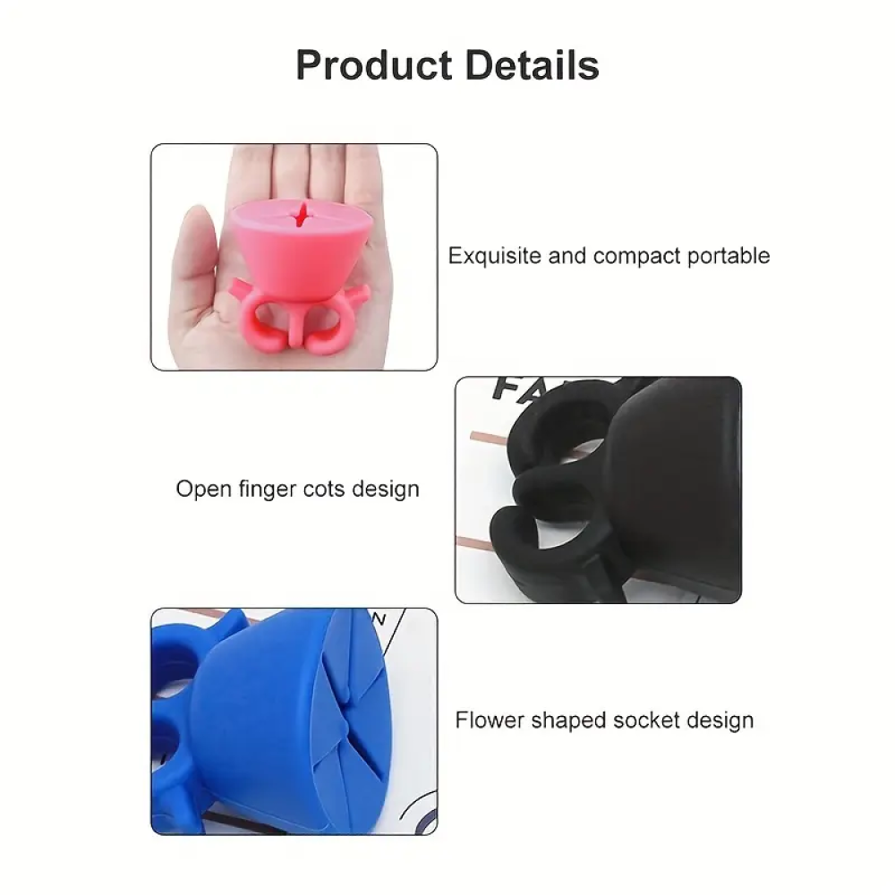 Black vinyl waste collection tool with handle — product image 2
