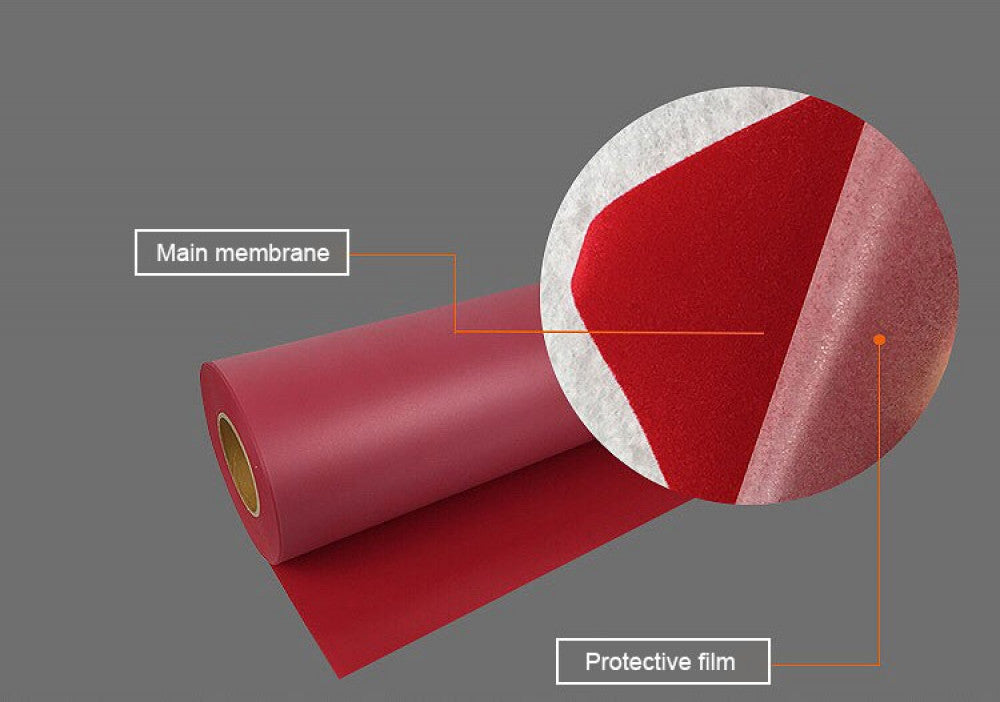 heat-transfer vinyl red velvet fabric — product image 5