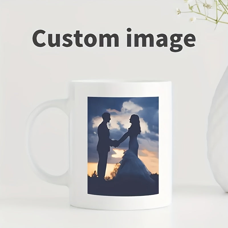 Personalized Custom Mug – 1 Custom Ceramic Coffee Mug - 11oz Insulated, Reusable Cup with – image 4