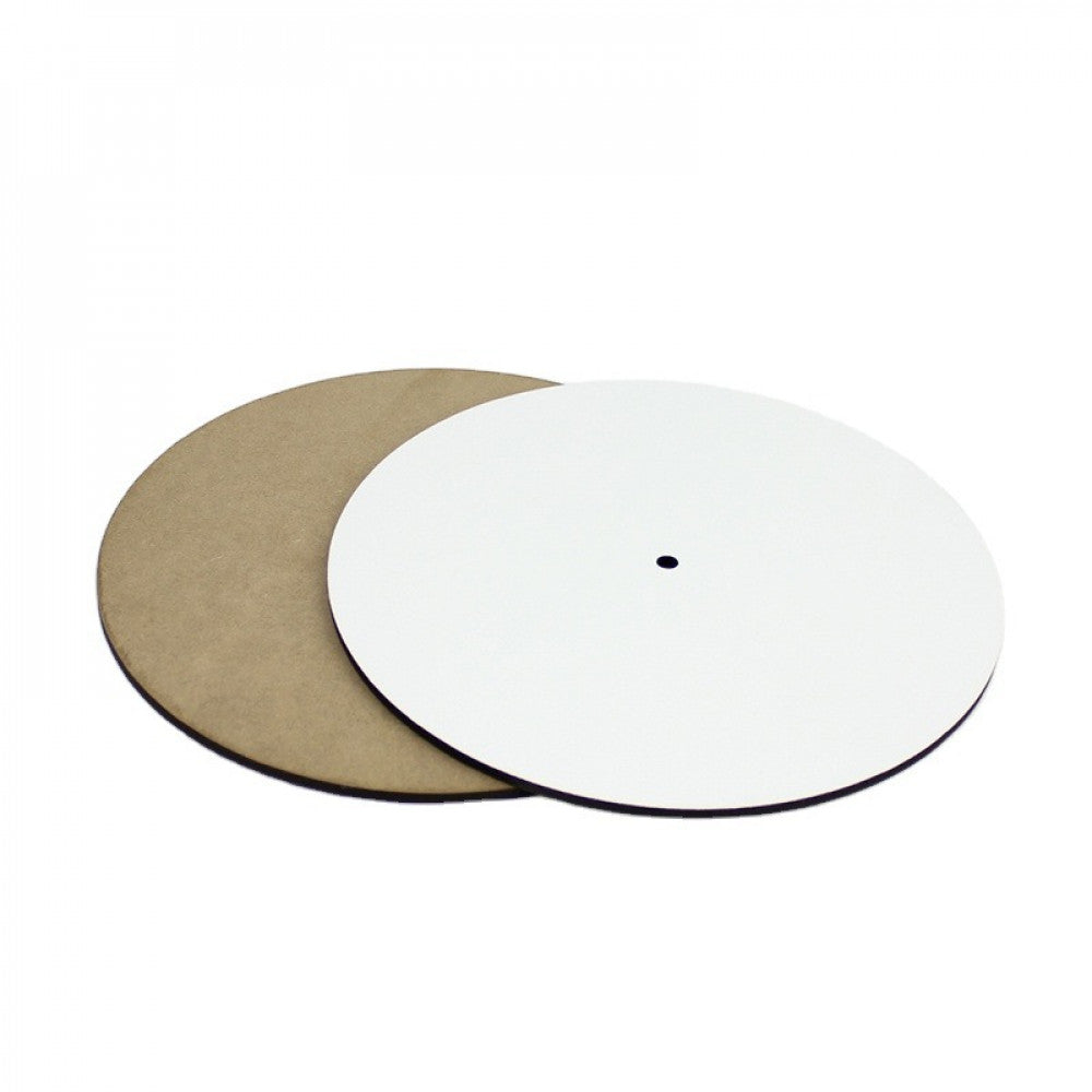 Wooden wall clock, circle, 20 cm, sublimation — product image 2
