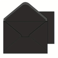 Black paper envelope, size 18.5 * 13.5 cm, 10 pieces — product image 1