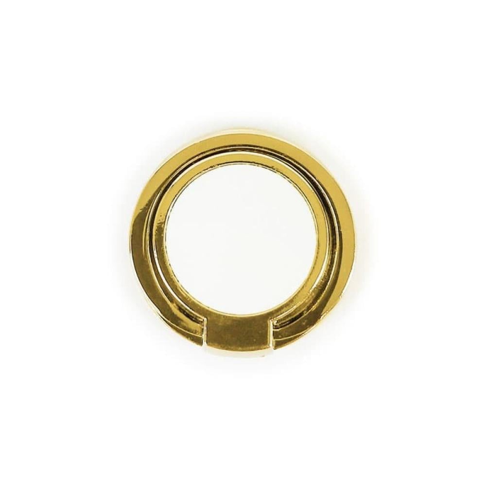Luxury gold phone holder with circular handle — product image 2