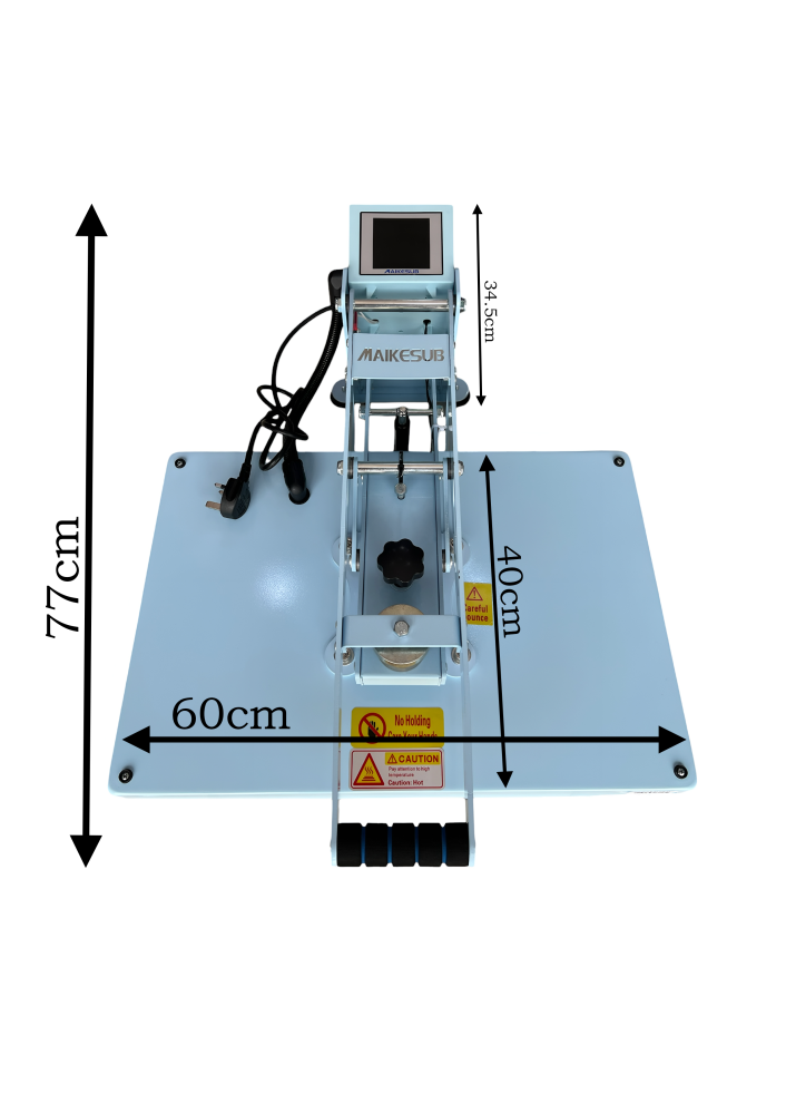 Flat heat press with automatic drawer, 40*60 cm — product image 2