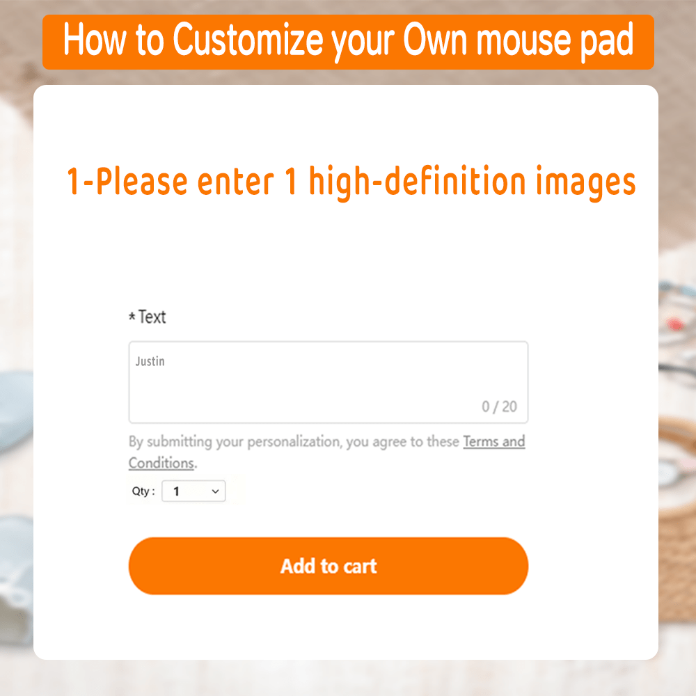 Signature Pattern Mouse Pad - Round Mouse Pad with Non-slip Rubber Base, Patterns or – Event – image 3