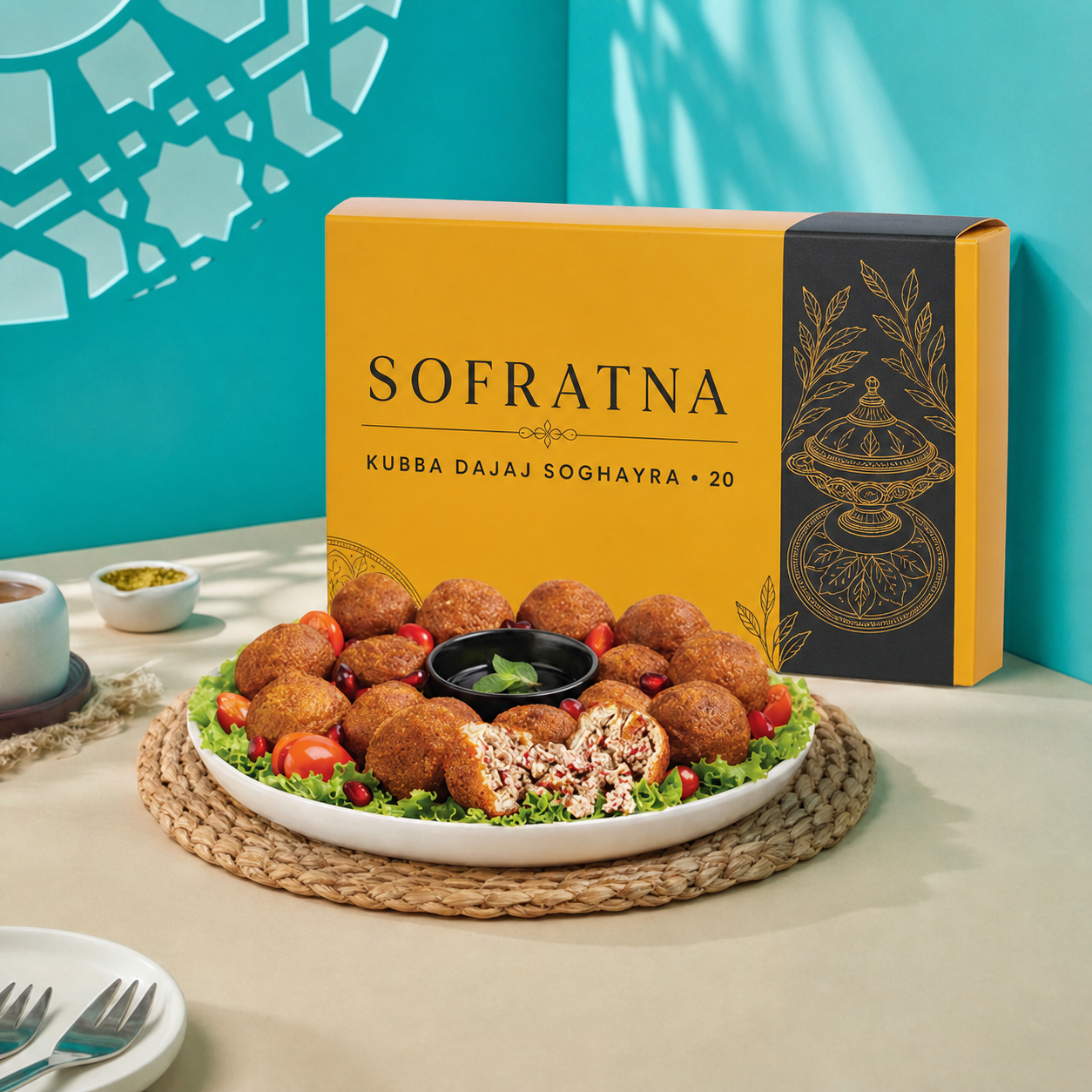 Sofratna – frozen chicken Kubbah box, 20 pieces