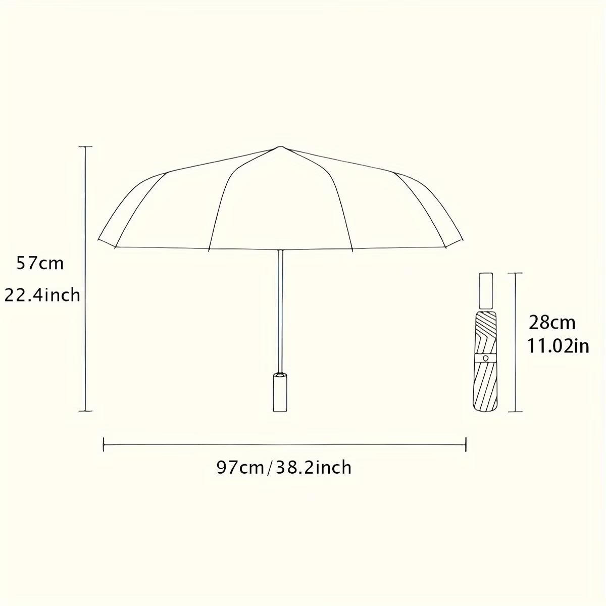 Signature 2D Printed 1pc DIY Custom Photo/Logo Umbrella with Name/Logo/Photo - – Custom – image 3