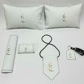 Car accessories, full white leather blank and unprinted — product image 1