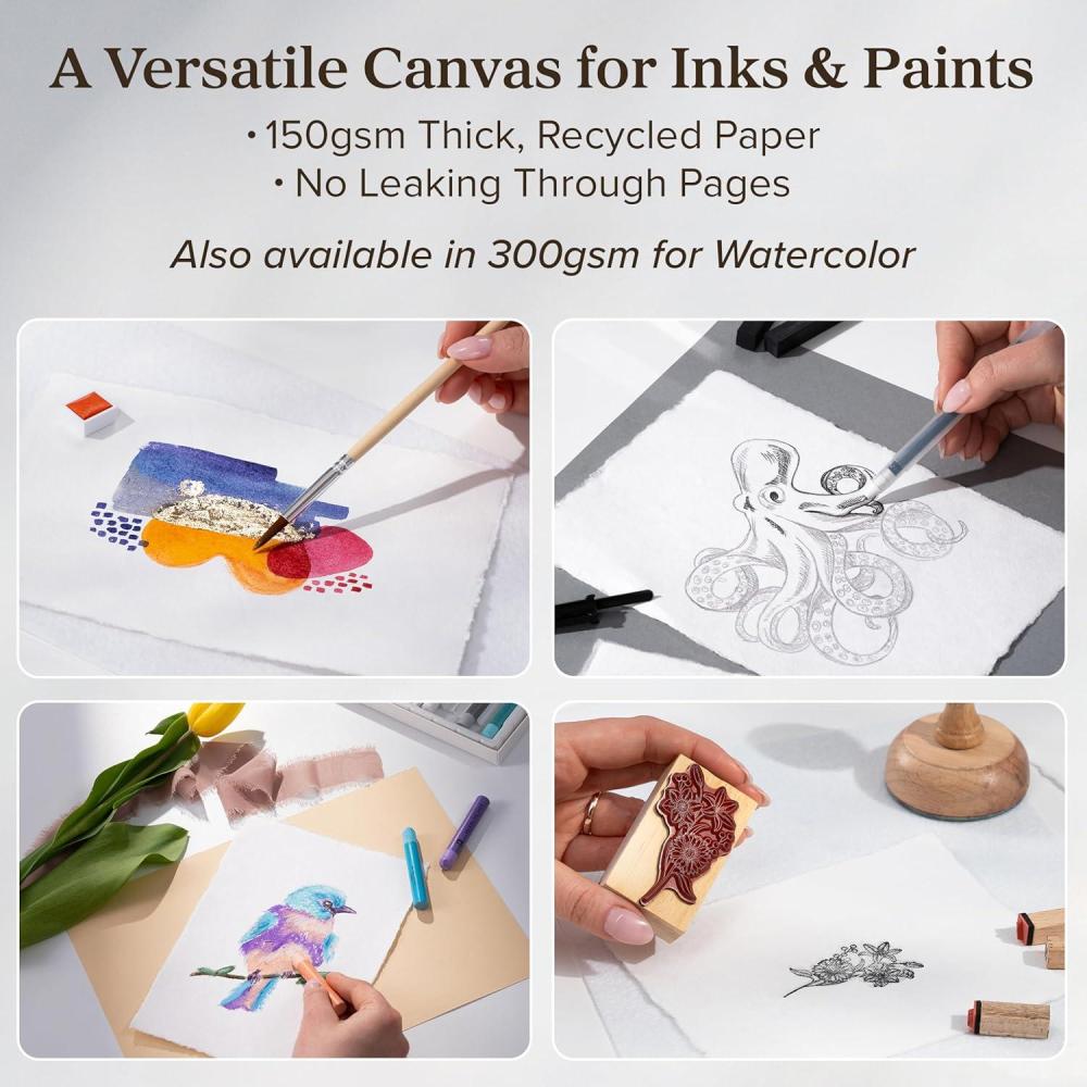 100% cotton 300 grams A5 cardboard for luxury and creativity — product image 4