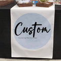 Design-Your-Own Polyester Tablecloth, Designed, Text, Or Logo - – Branded – image 1