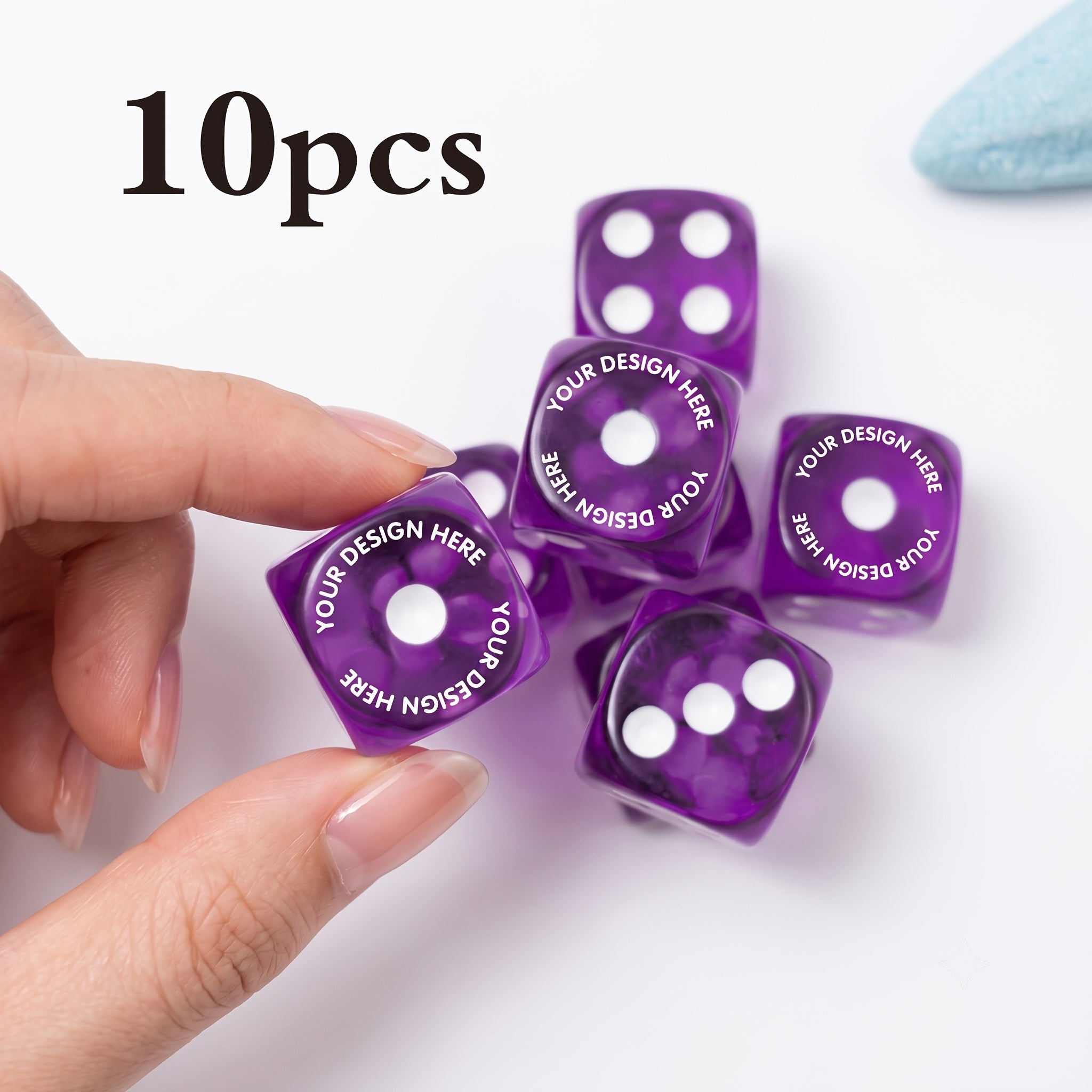 Custom-Printed Event Favor – s Custom Dice Set - Wedding Souvenir Dice, Party Game Dice, Perfect Gifts – image 3