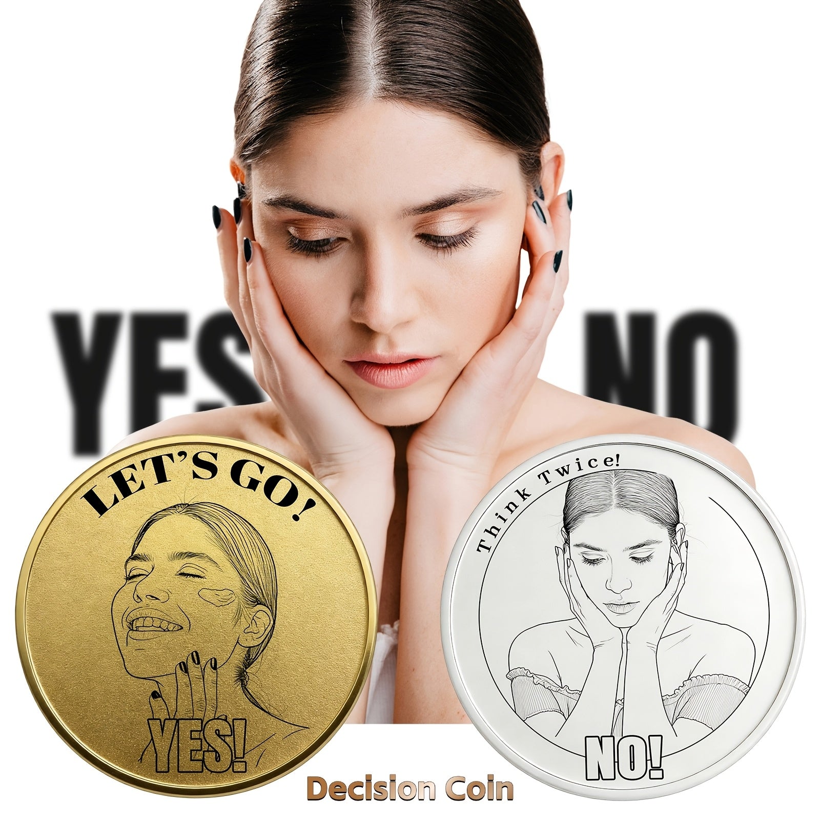 Logo-Ready Decision Coin with Custom Logo or Design - image 1