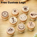 Design-Your-Own Wooden Wine Stopper with Custom Logo or Design - image 1