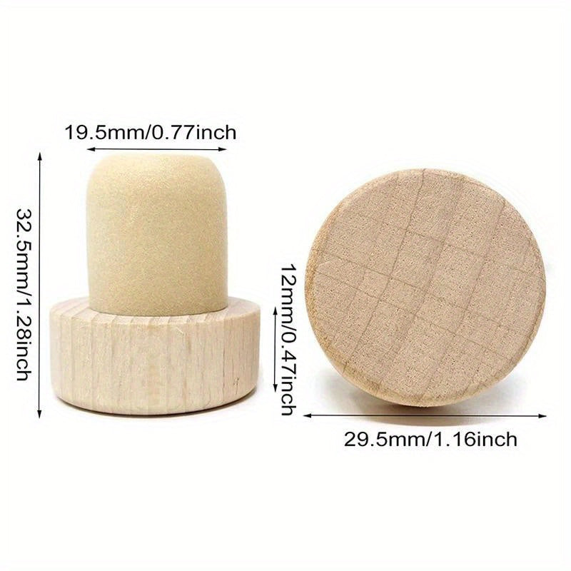 Design-Your-Own Wooden Wine Stopper with Custom Logo or Design - image 2