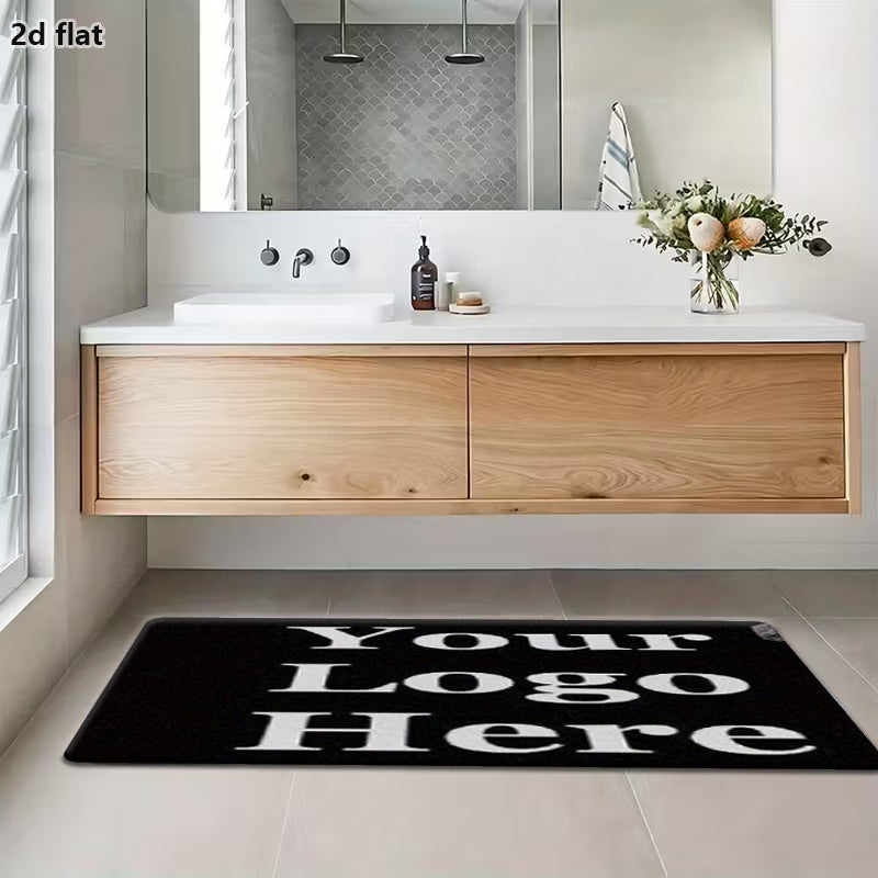 1. Photo Welcome Mat, Design and Text, Non-slip Bottom. | Promotional Home & Office – image 4