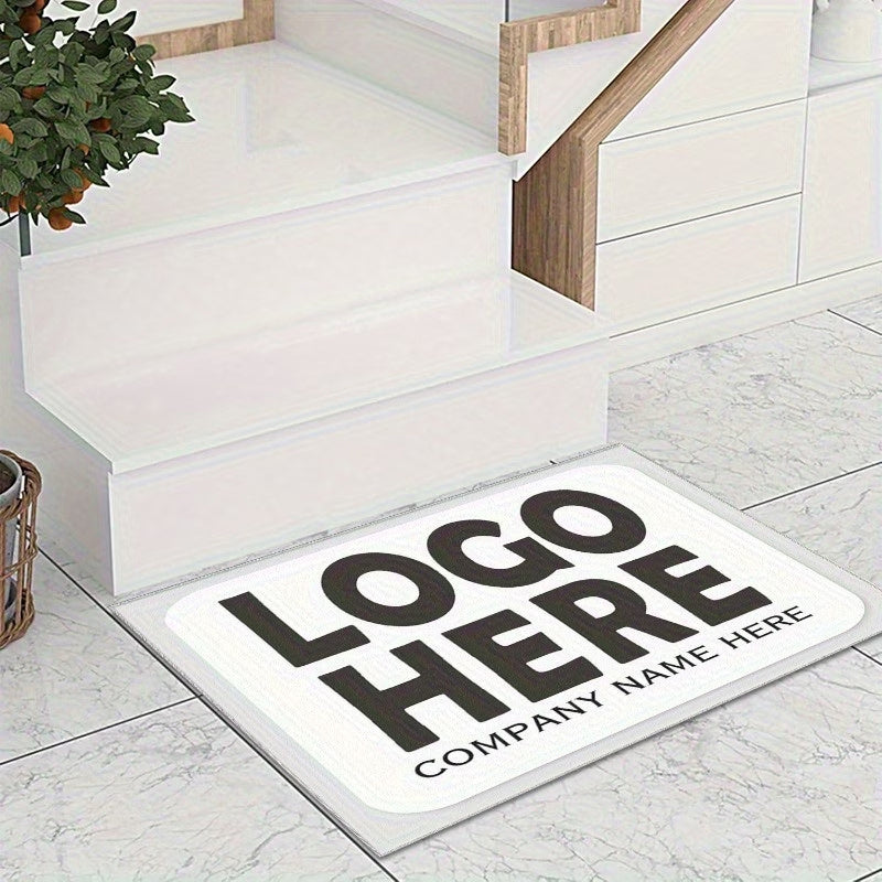 1. Photo Welcome Mat, Design and Text, Non-slip Bottom. | Promotional Home & Office – image 2