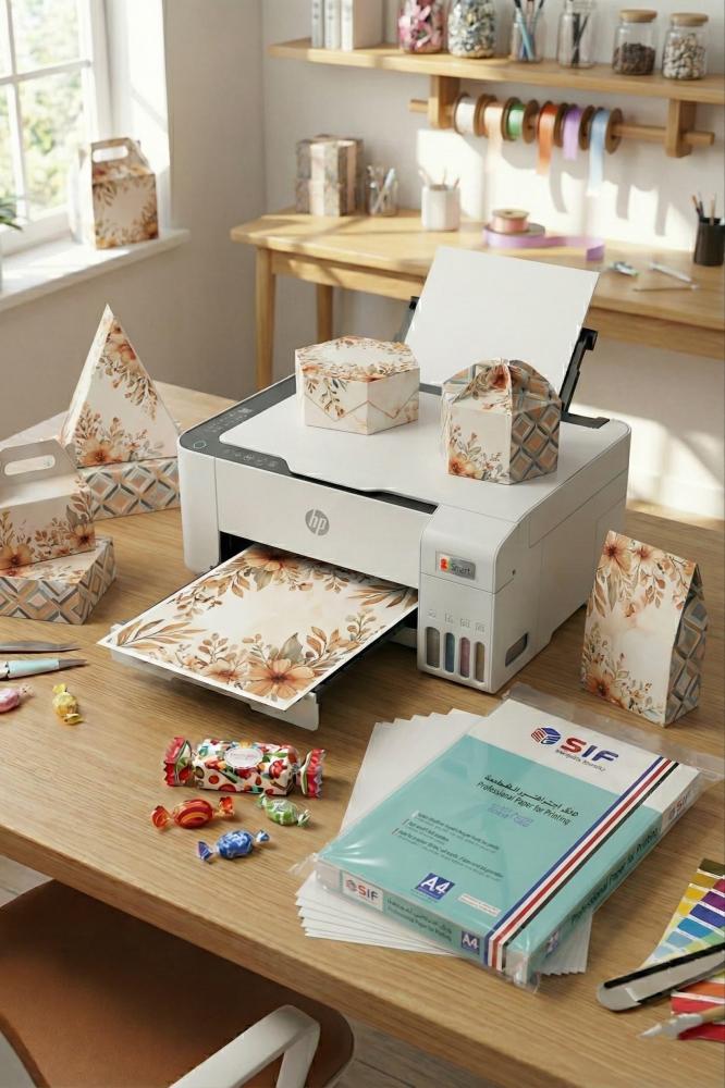Double-sided glossy SIF cardboard, A4 size, 200 grams, 50 sheets — product image 3