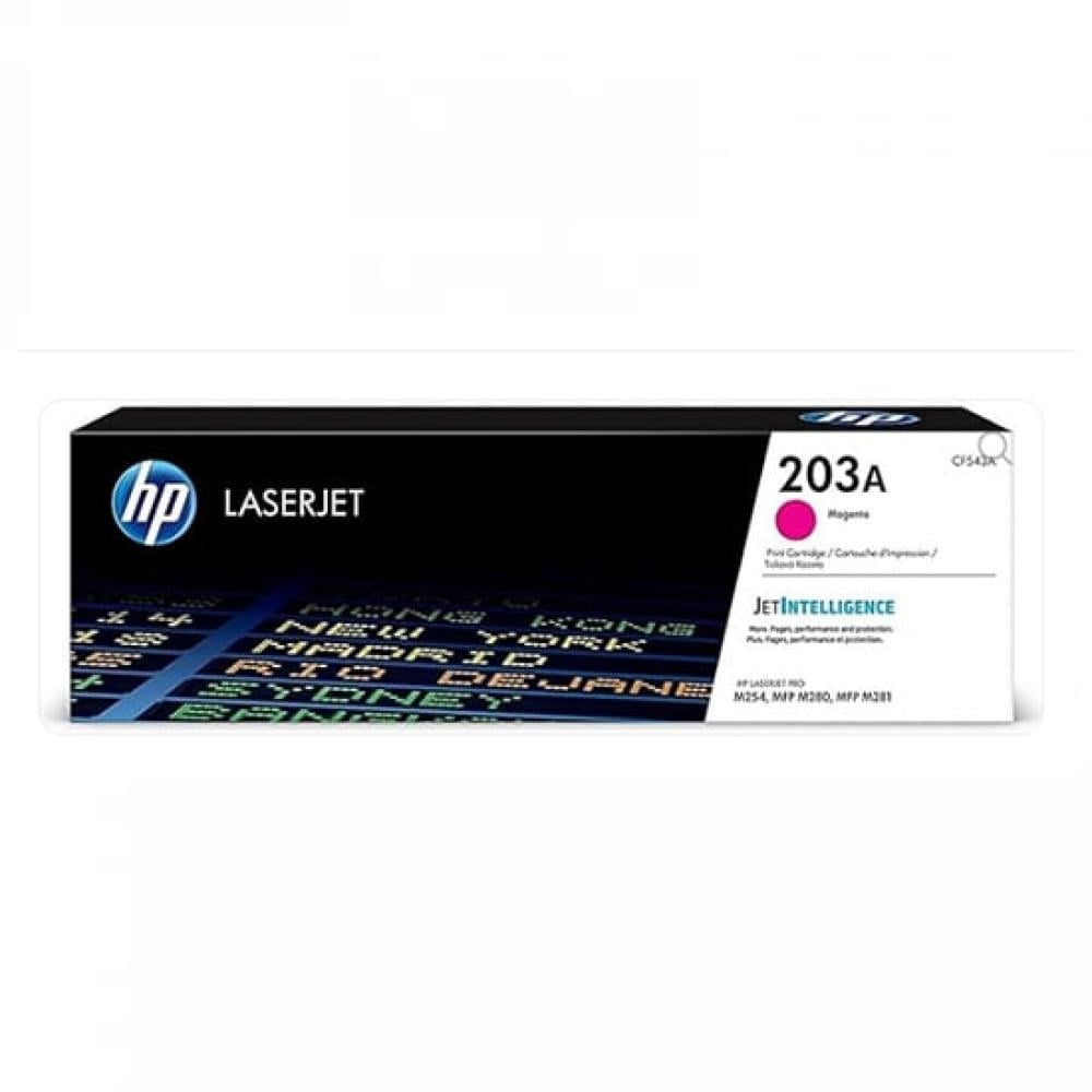 Original HP 203A red laser toner cartridge — product image 1