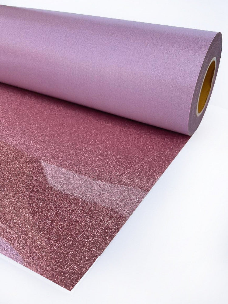 heat-transfer vinyl, rose gold glitter fabrics — product image 1