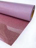 heat-transfer vinyl, rose gold glitter fabrics — product image 1