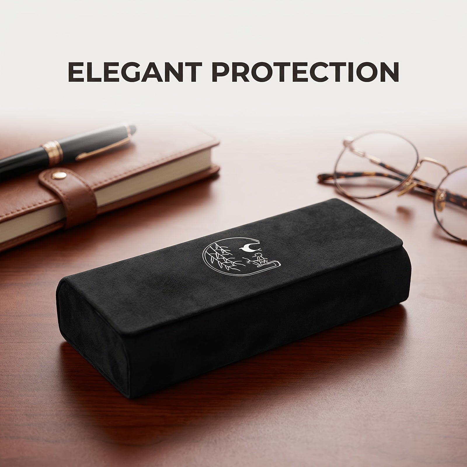 [] 1/2/8/12pcs, Faux Leather Glasses Case, Bespoke Hard Shell Eyewear | Made-to-Order Specialized Promotional – image 4