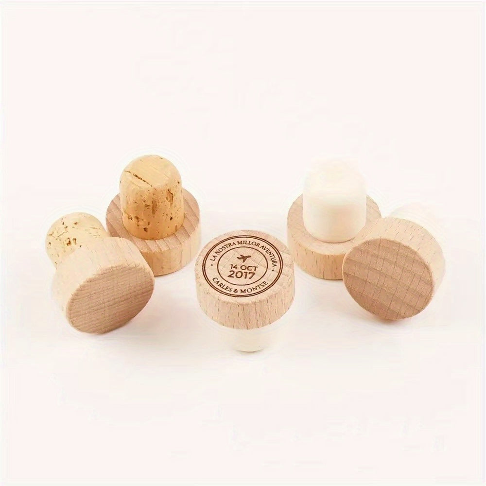 Design-Your-Own Wooden Wine Stopper with Custom Logo or Design - image 4