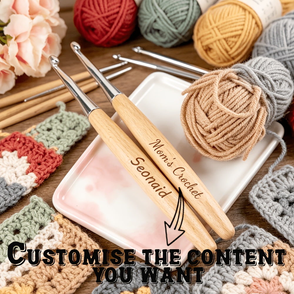 Bespoke Crochet Hooks with Custom Logo or Design - image 1