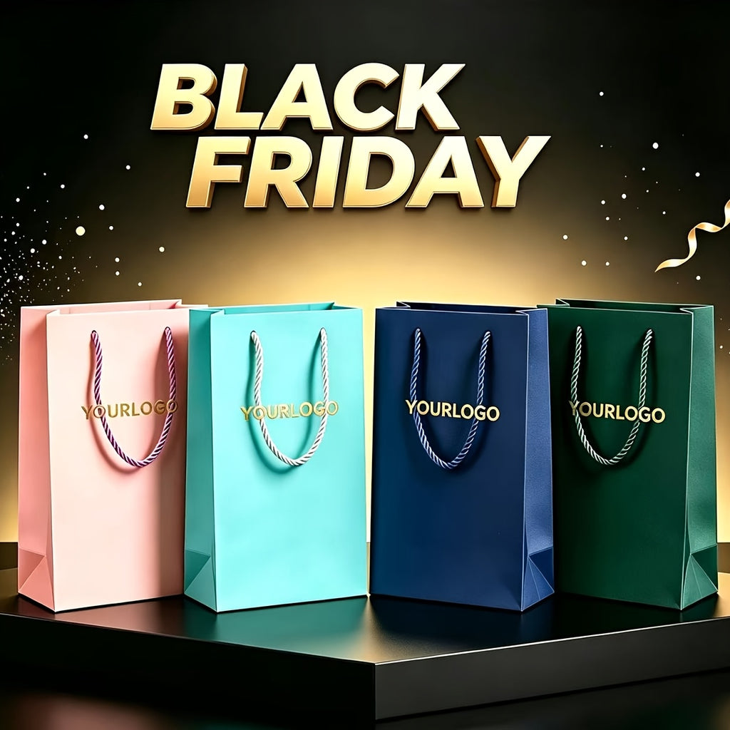 Corporate Custom Custom Black Friday Premium Gift Bag, Logo And Pattern Customization – Client – image 1
