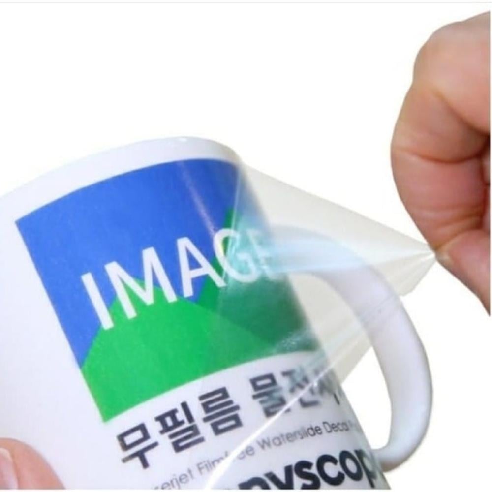 Transparent watercolor paper without background for laser printing - 20 sheets — product image 2