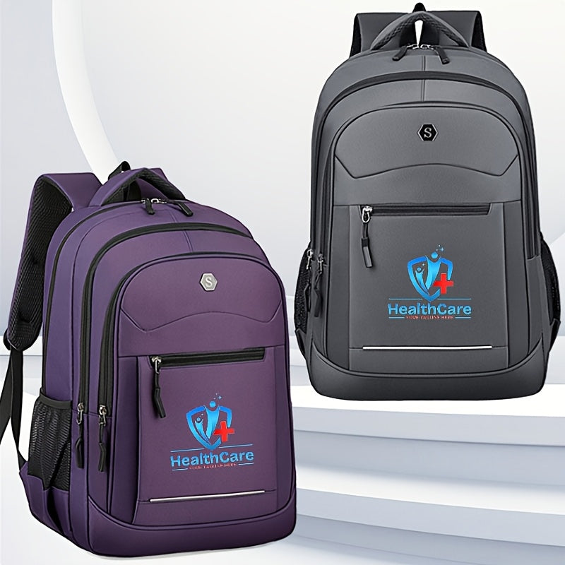Logo-Ready Branded Bag – Name//Text Backpack with Your Own Designs - Large Capacity High – image 1