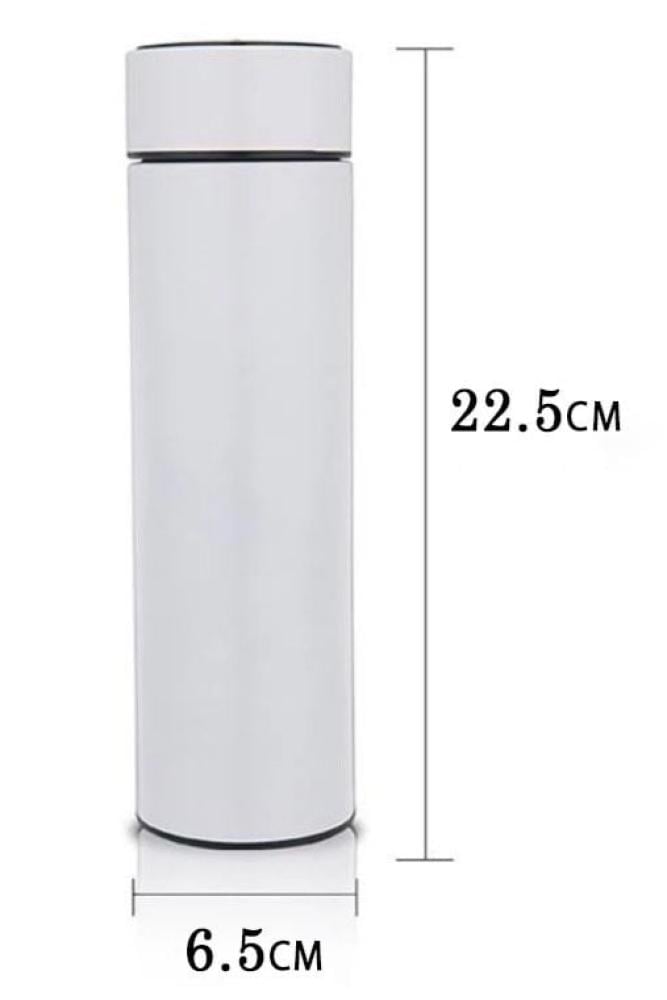 Thermometer with LED cap for measuring 500 ml Sublimation print — product image 2