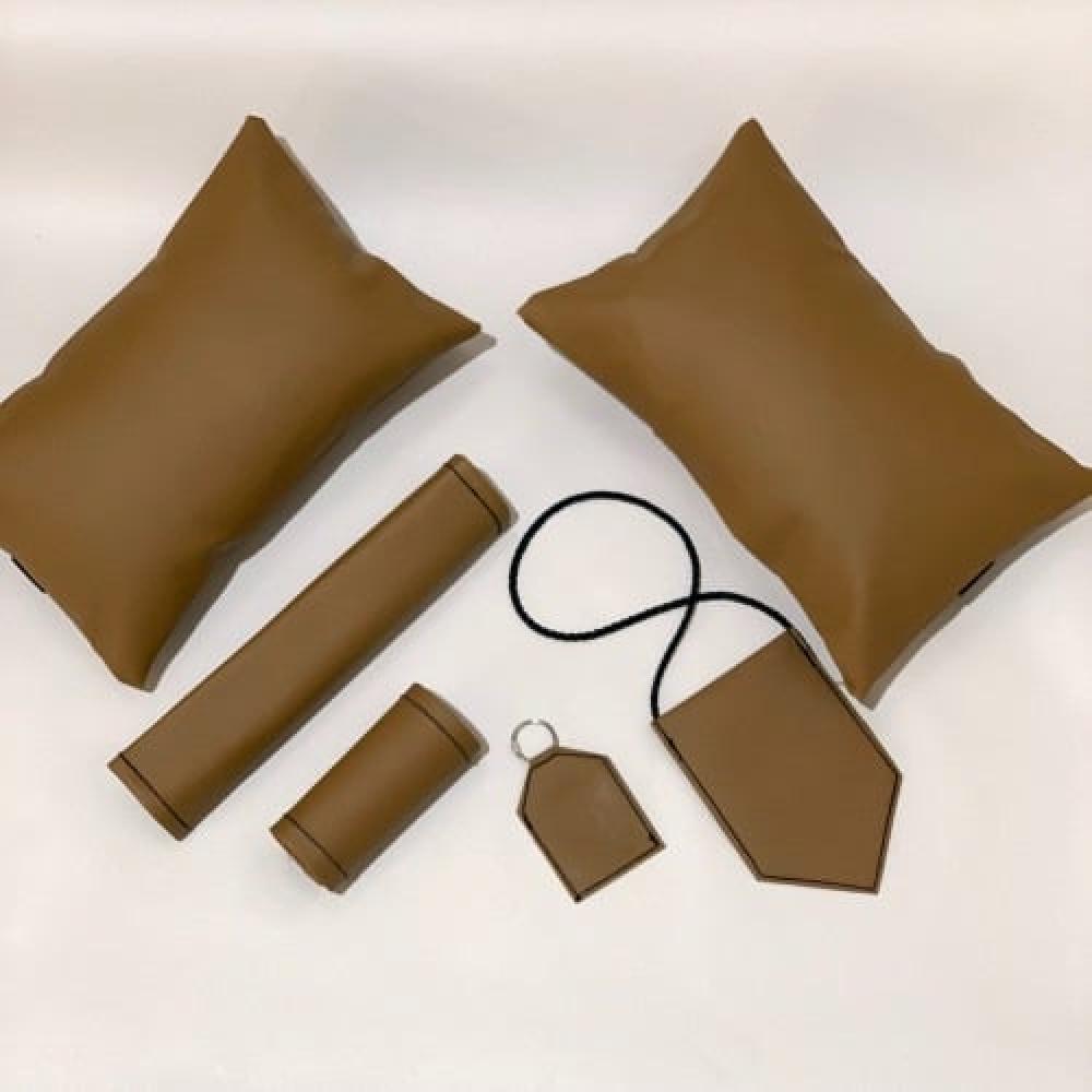 Brown full leather car accessories blank and unprinted — product image 3