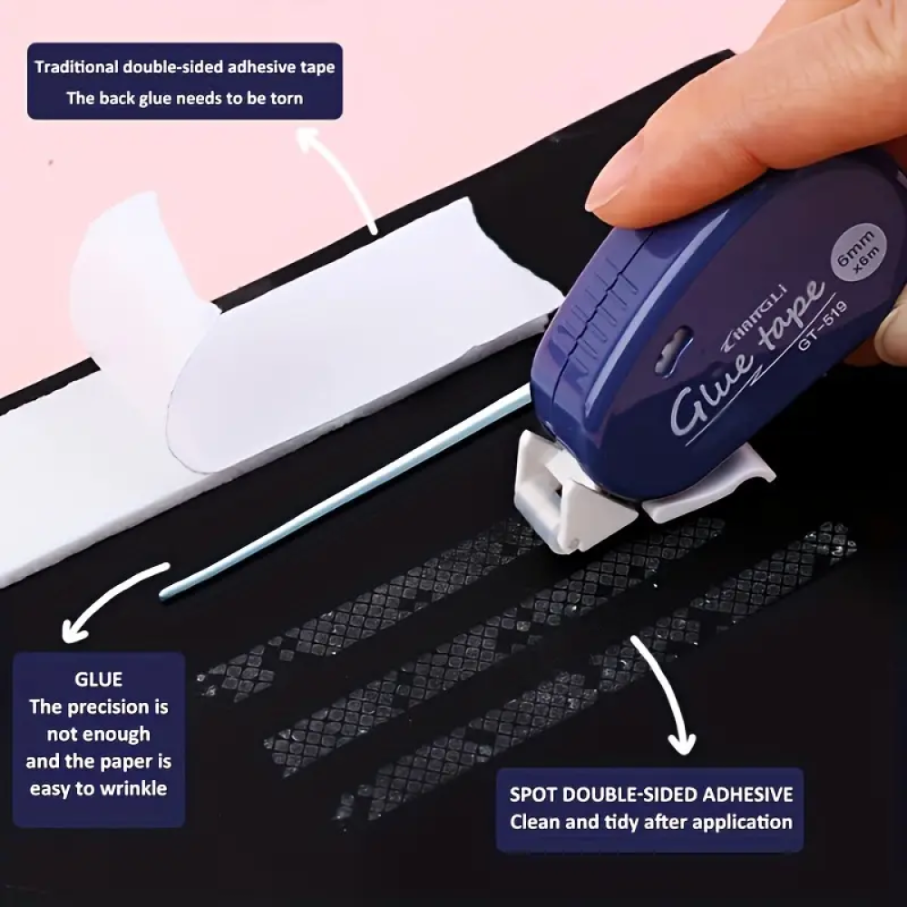 Double-sided adhesive tape, width 0.60 cm * length 6 metres — product image 2