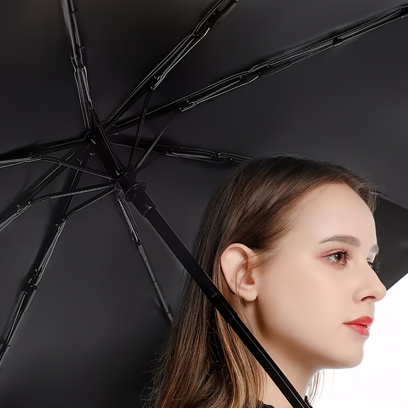 Bespoke Specialized Promotional Product – 2D Printed 1pc Custom Photo Logo Folding Umbrella | 8-Rib Umbrella – image 2